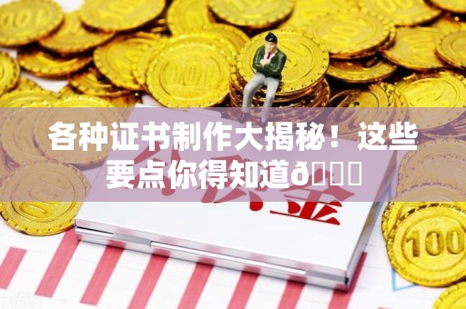 梅列各种证书制作大揭秘！这些要点你得知道😎